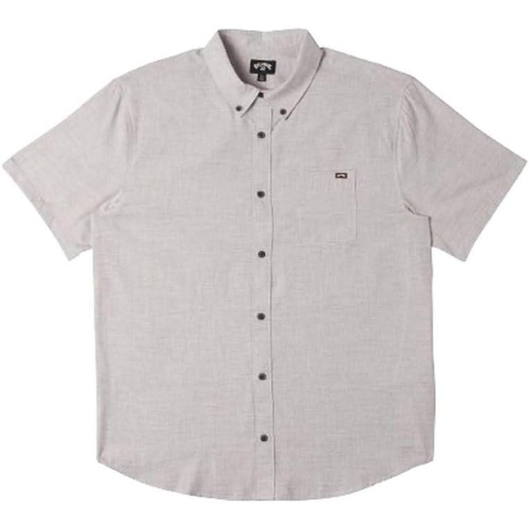 imageBillabong Mens Classic Sundays Woven Short Sleeve ShirtPort Heather
