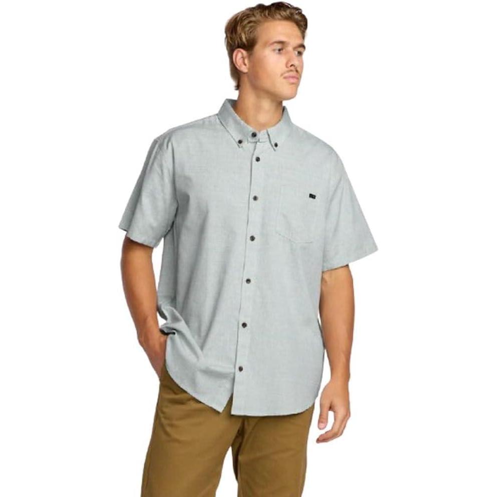 imageBillabong Mens Classic Sundays Woven Short Sleeve ShirtSage Green