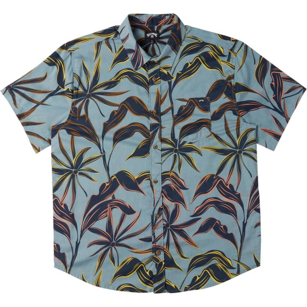 imageBillabong Mens Classic Sundays Woven Short Sleeve ShirtWashed Blue
