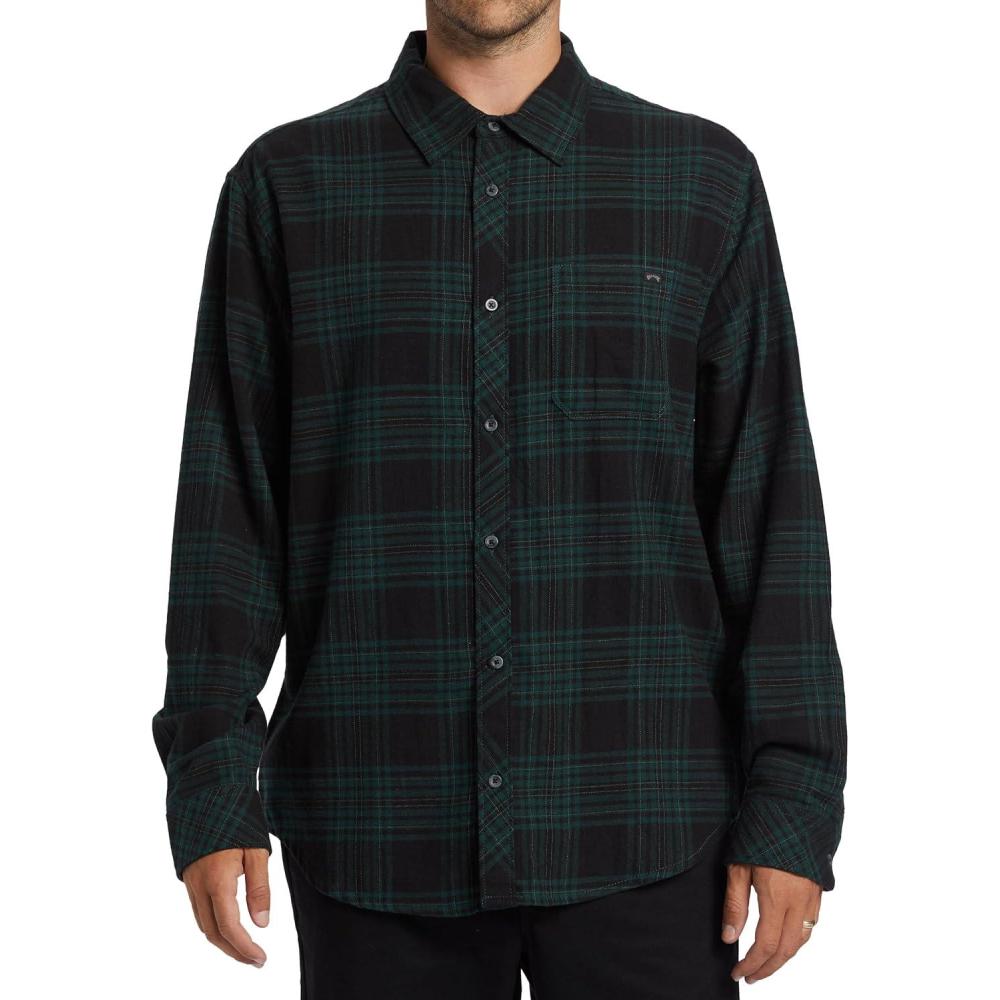 imageBillabong Mens Coastline Long Sleeve Flannel ShirtBlack