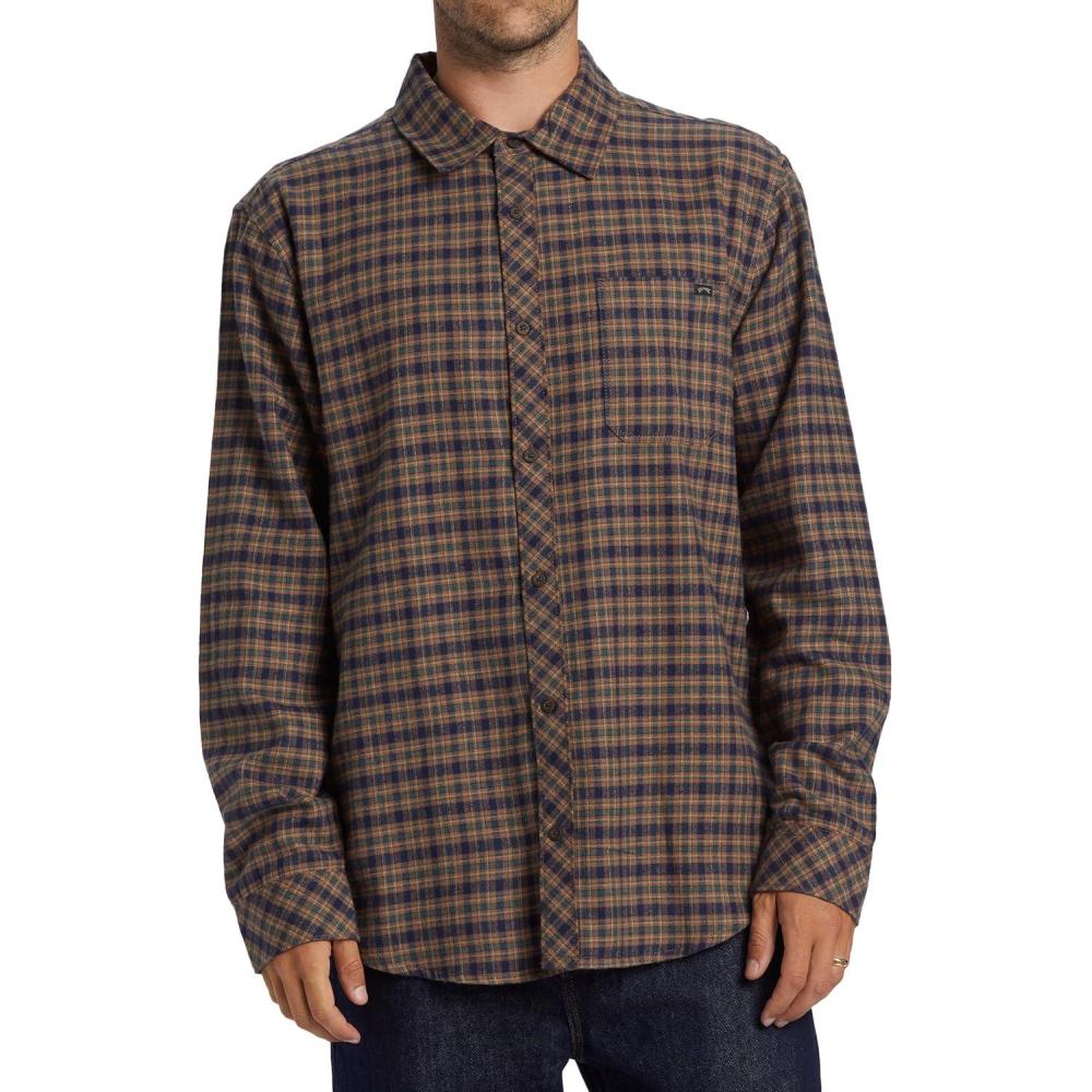 imageBillabong Mens Coastline Long Sleeve Flannel ShirtDeep Royal
