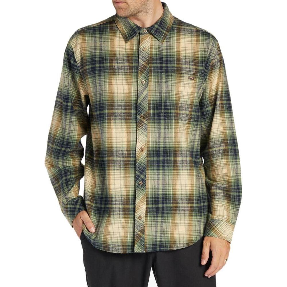 imageBillabong Mens Coastline Long Sleeve Flannel ShirtSage