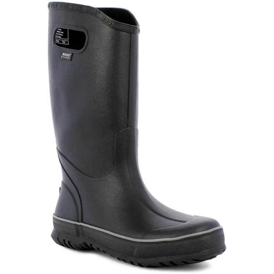imageBogs Mens Waterproof Rubber Rain BootBlack