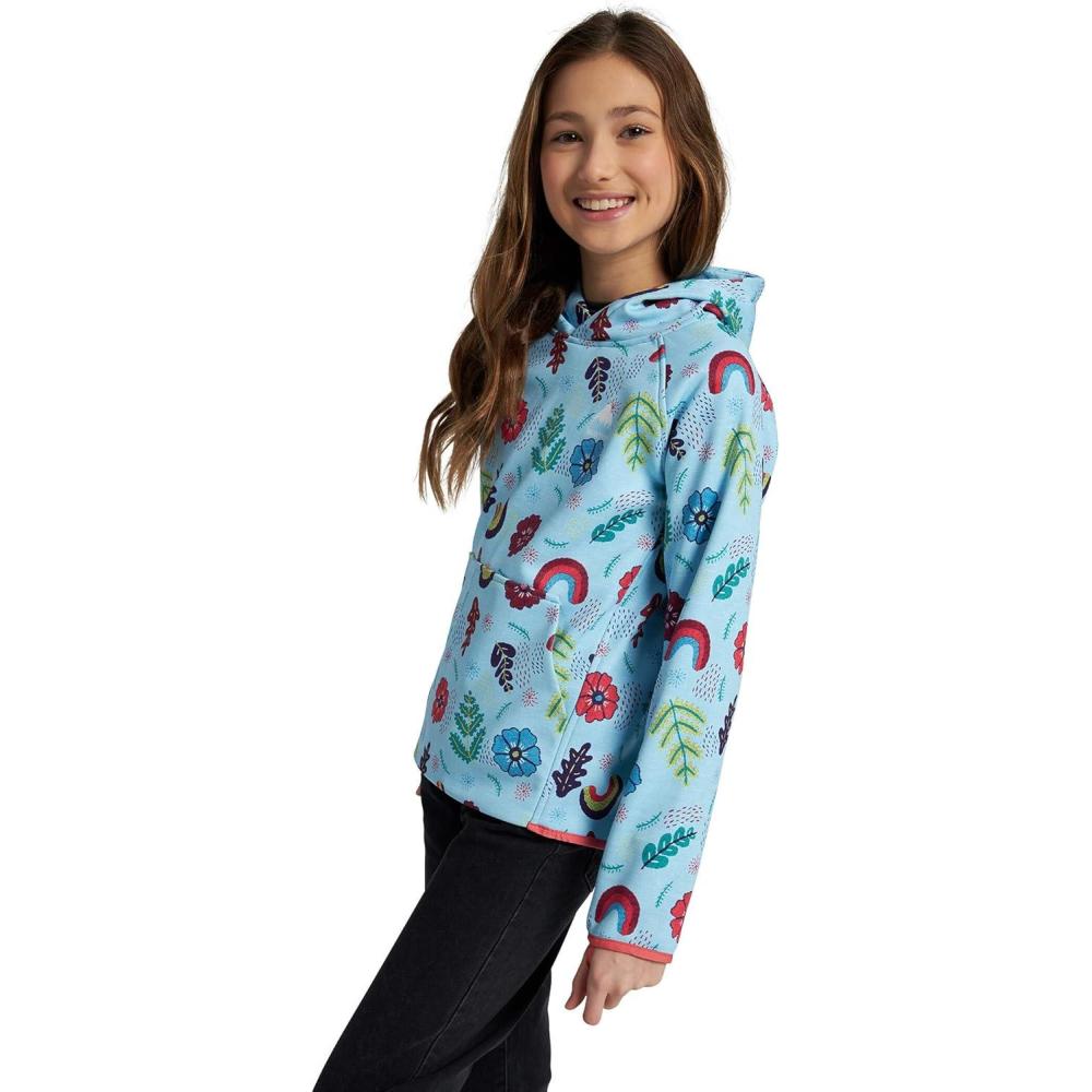 imageBurton Kids Crown Weatherproof Pullover FleeceEmbroidered Floral
