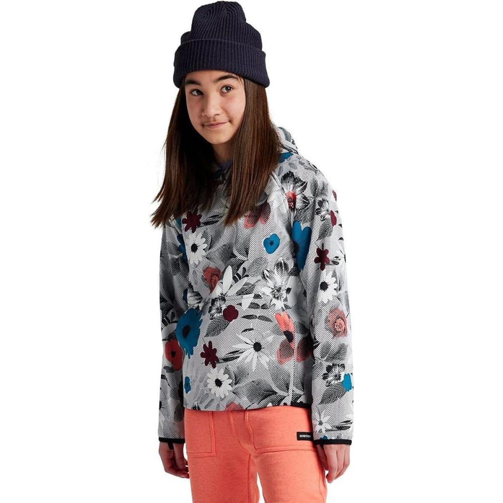 imageBurton Kids Crown Weatherproof Pullover FleeceHalftone Floral