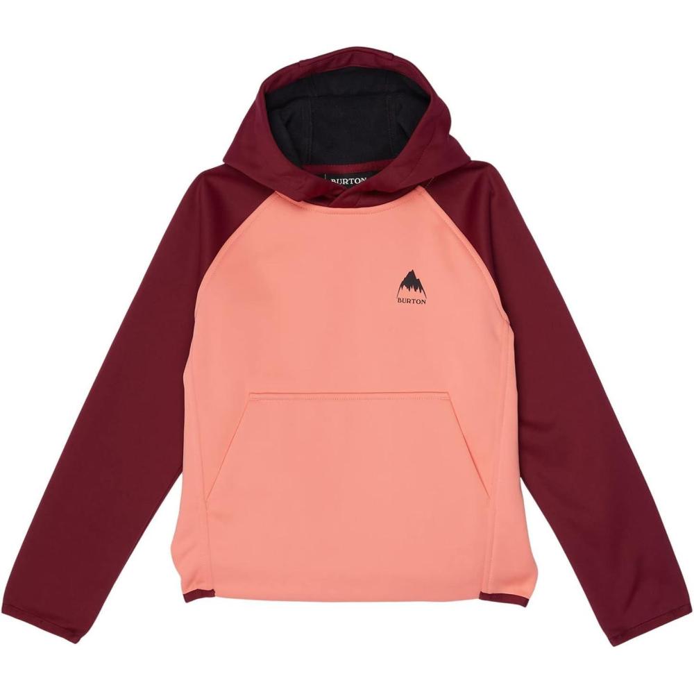 imageBurton Kids Crown Weatherproof Pullover FleeceMulled Berry  Georgia Peach