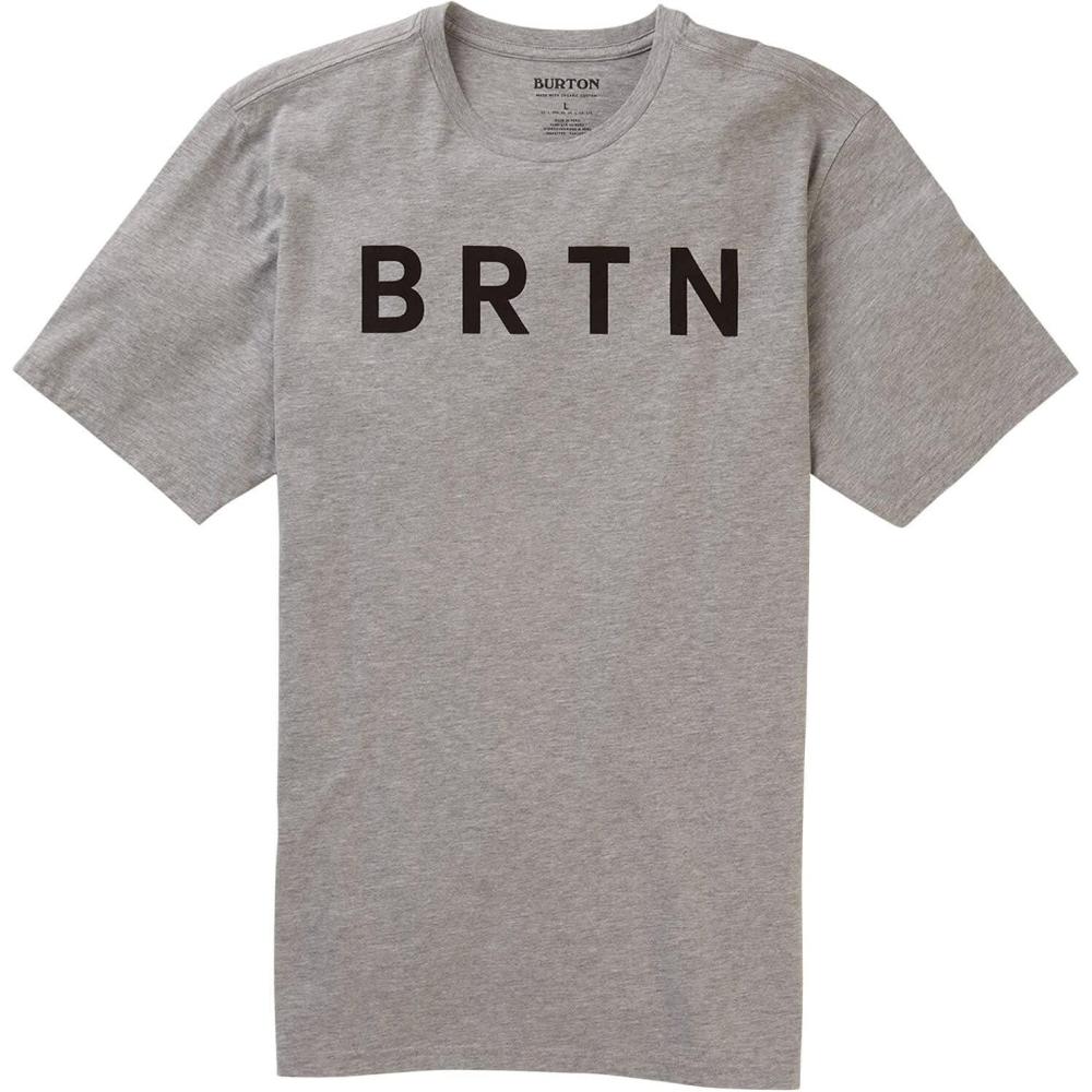 imageBurton Mens BRTN Short Sleeve TShirtGray Heather New