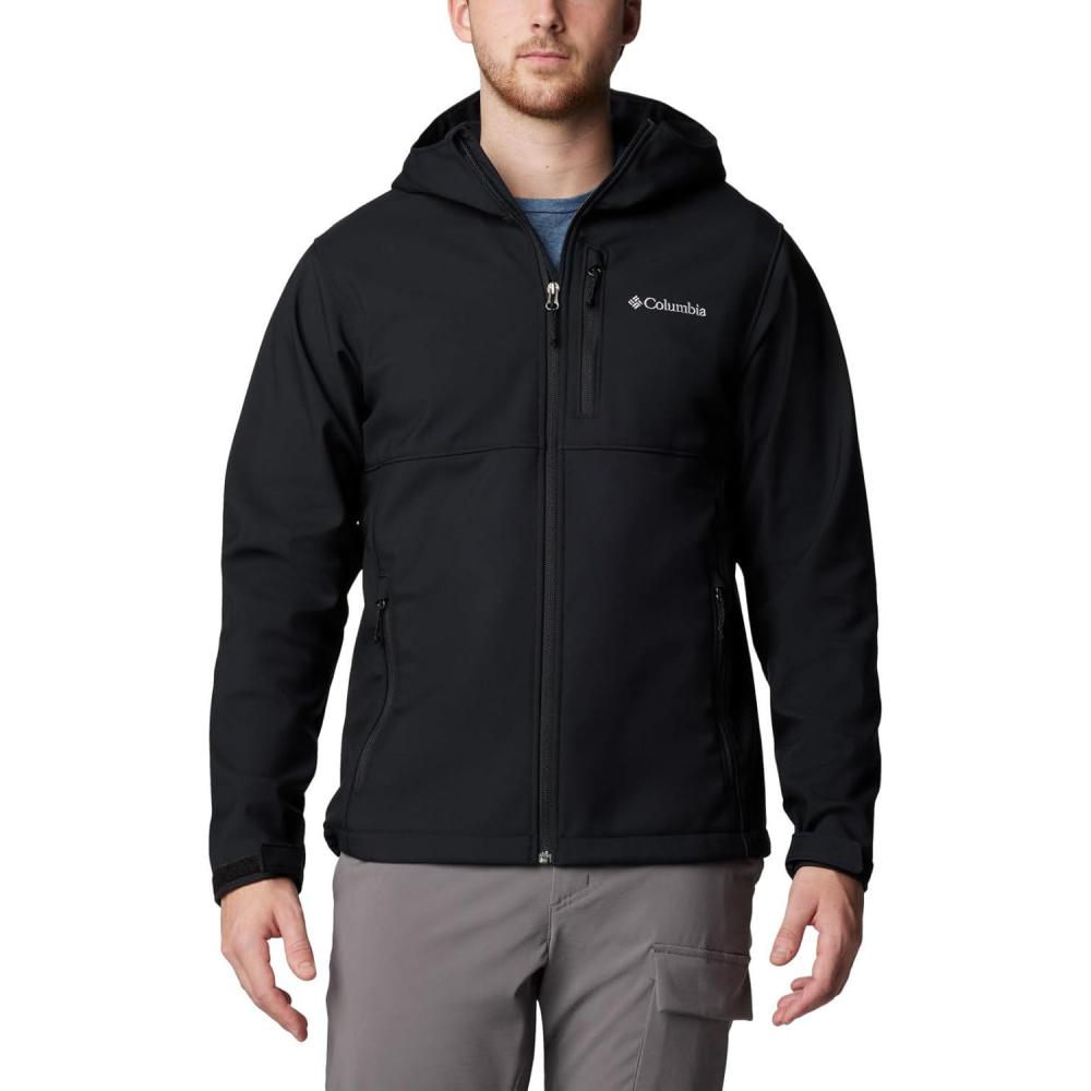imageColumbia Mens Ascender II Hooded Softshell Rain JacketBlack