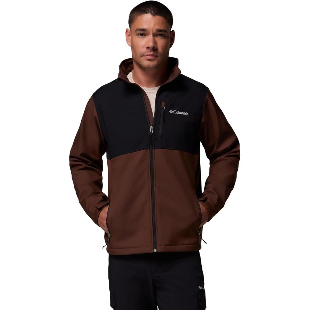 imageColumbia Mens Ascender Softshell JacketTobaccoBlack