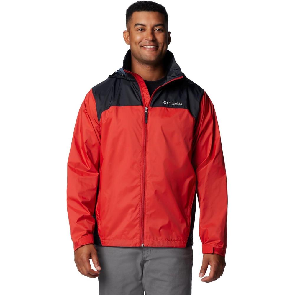 imageColumbia Mens Glennaker Lake II Rain JacketSail RedBlack