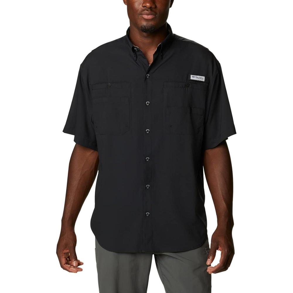 imageColumbia Mens Tamiami II Short Sleeve ShirtBlackRealtree Edge