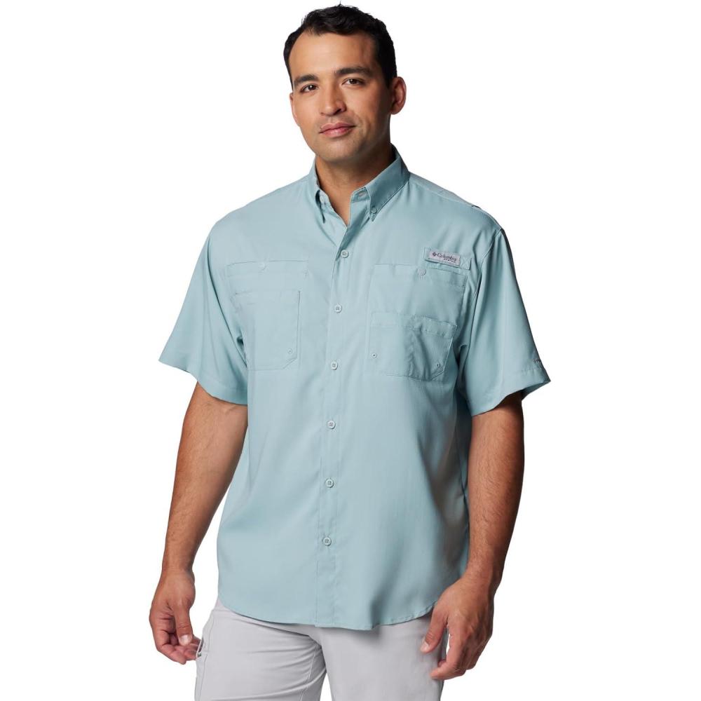 imageColumbia Mens Tamiami II Short Sleeve ShirtCrushed Blue