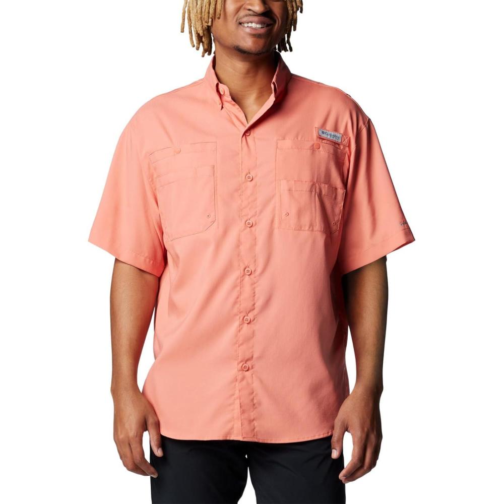 imageColumbia Mens Tamiami II Short Sleeve ShirtFaded Peach