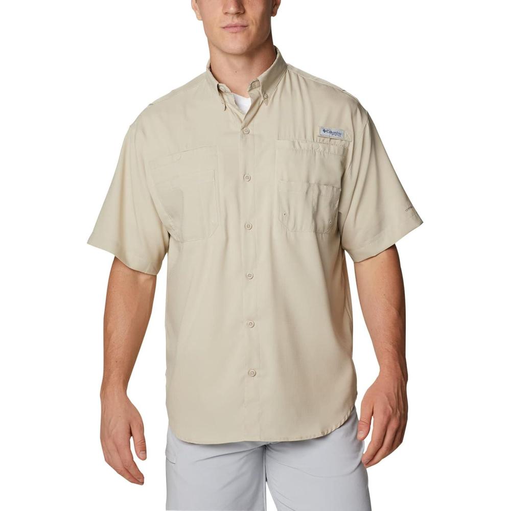 imageColumbia Mens Tamiami II Short Sleeve ShirtFossilRealtree Edge