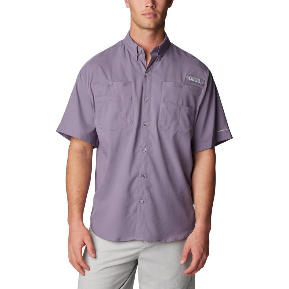 imageColumbia Mens Tamiami II Short Sleeve ShirtGranite Purple