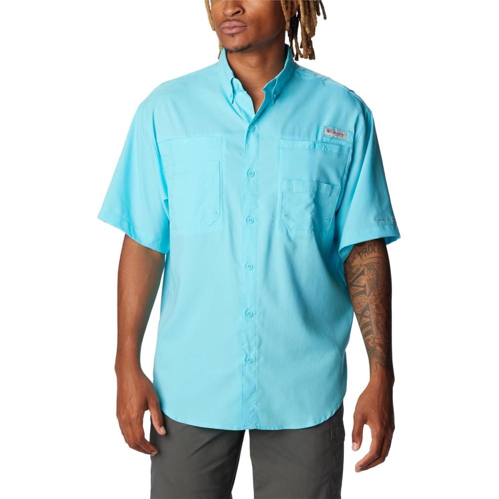 imageColumbia Mens Tamiami II Short Sleeve ShirtOpal Blue