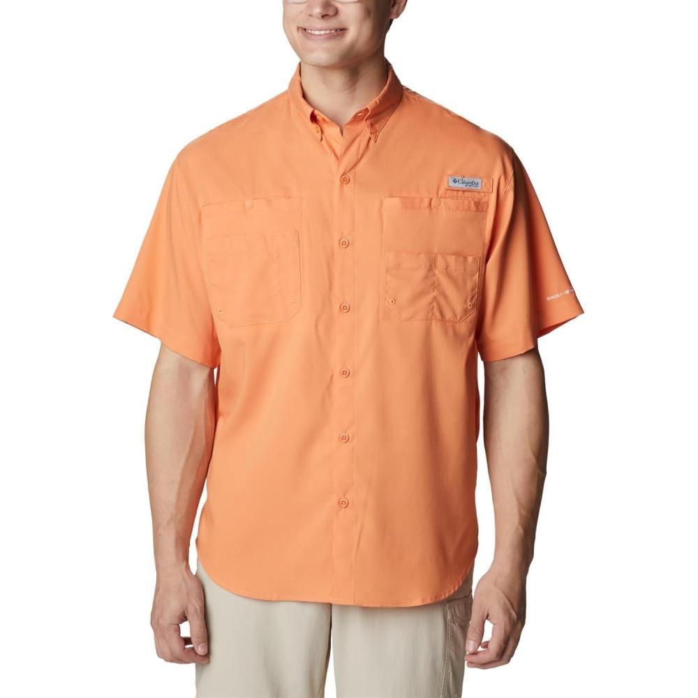 imageColumbia Mens Tamiami II Short Sleeve ShirtOrange Reef