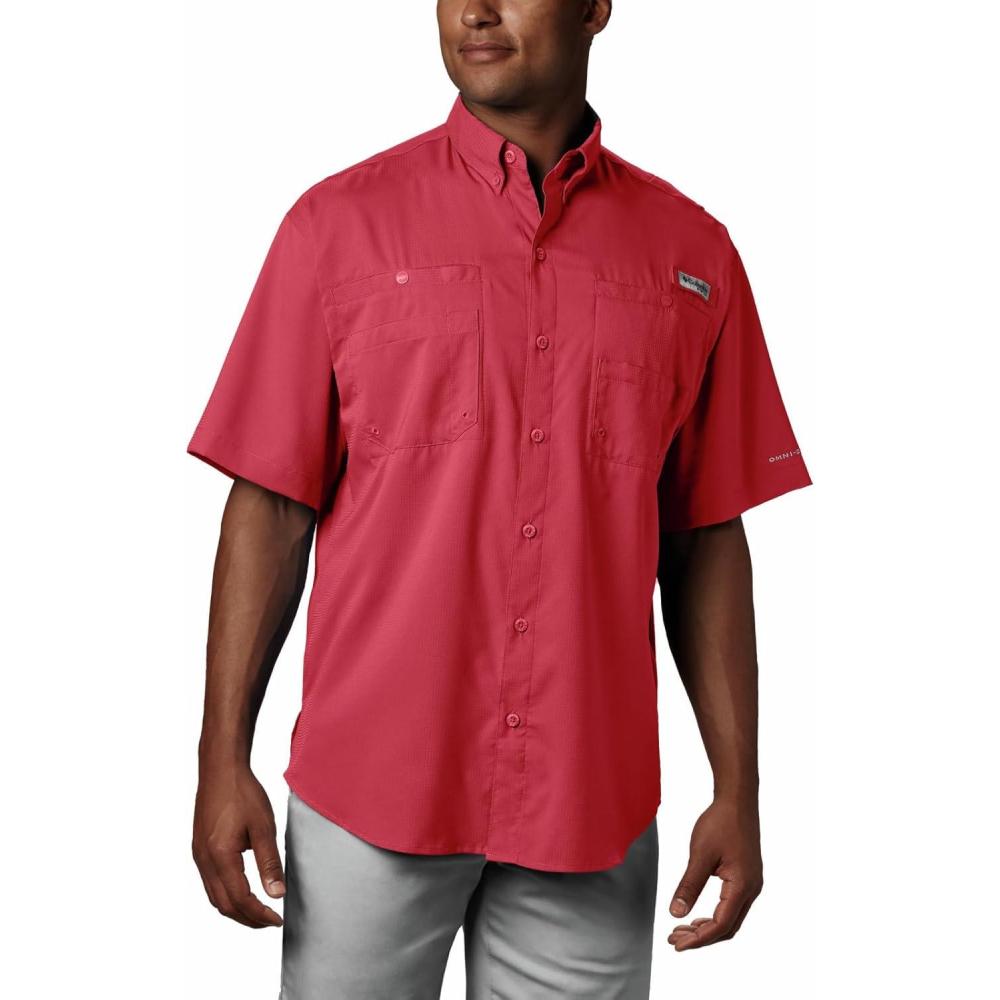 imageColumbia Mens Tamiami II Short Sleeve ShirtSunset Red