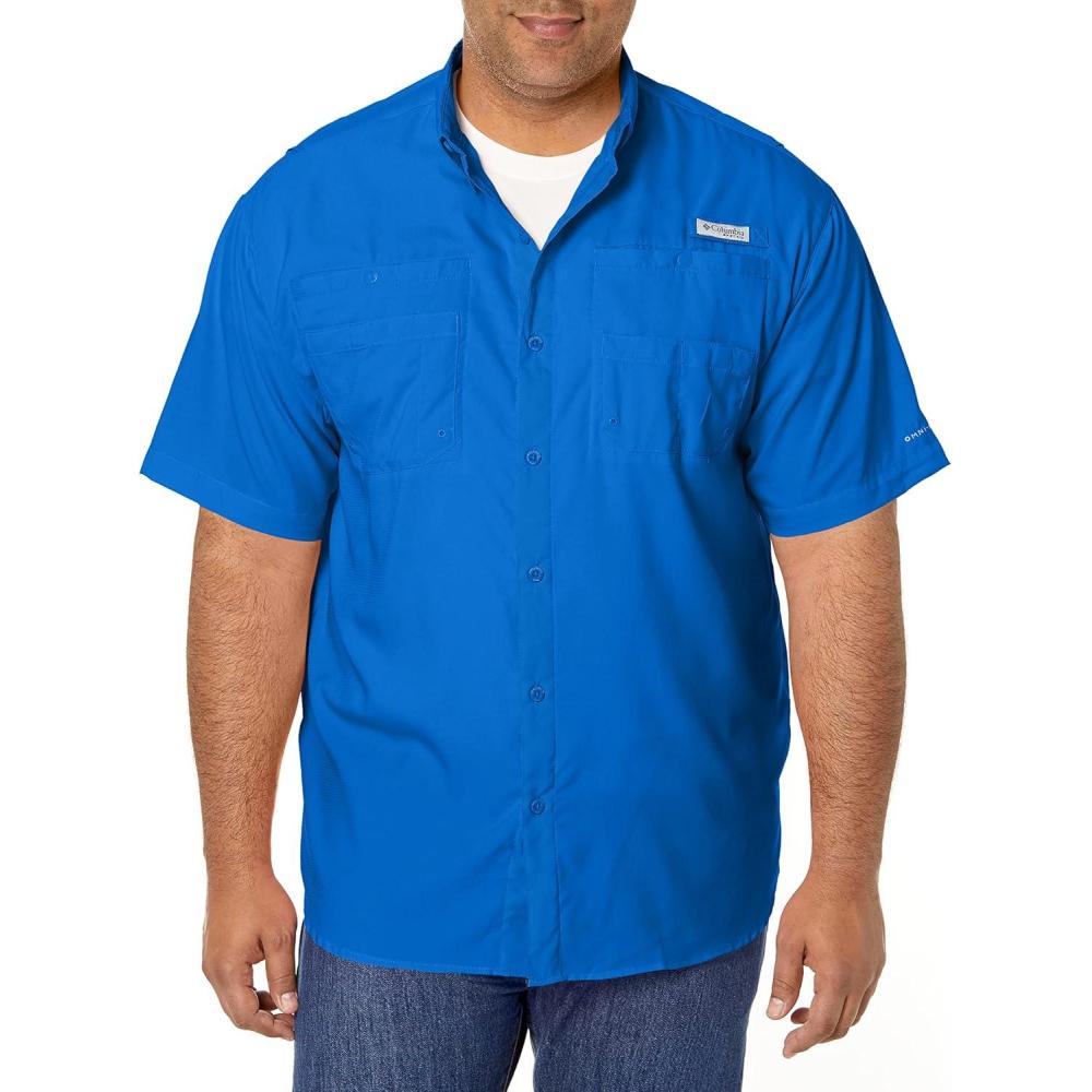 imageColumbia Mens Tamiami II Short Sleeve ShirtVivid Blue