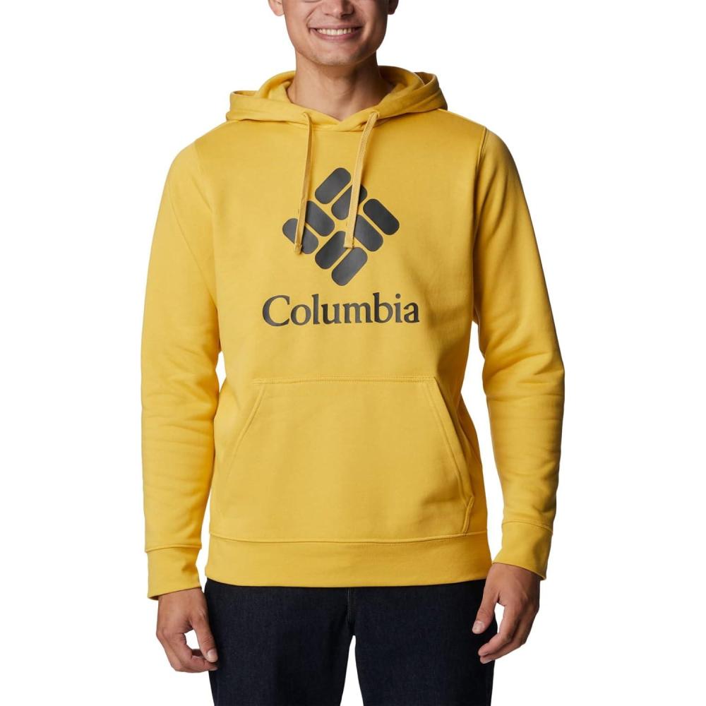imageColumbia Mens Trek HoodieGolden NuggetCsc Stacked Graphic