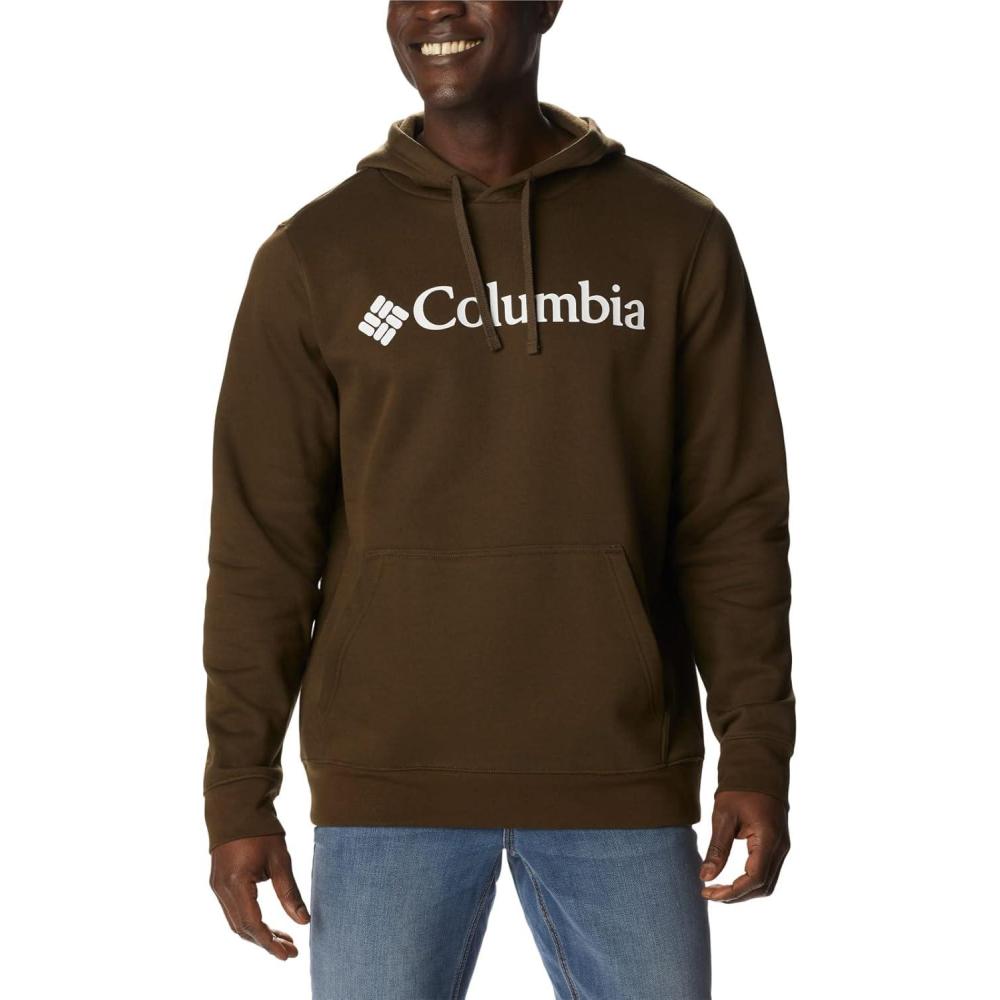imageColumbia Mens Trek HoodieOlive GreenCsc Stacked Logo