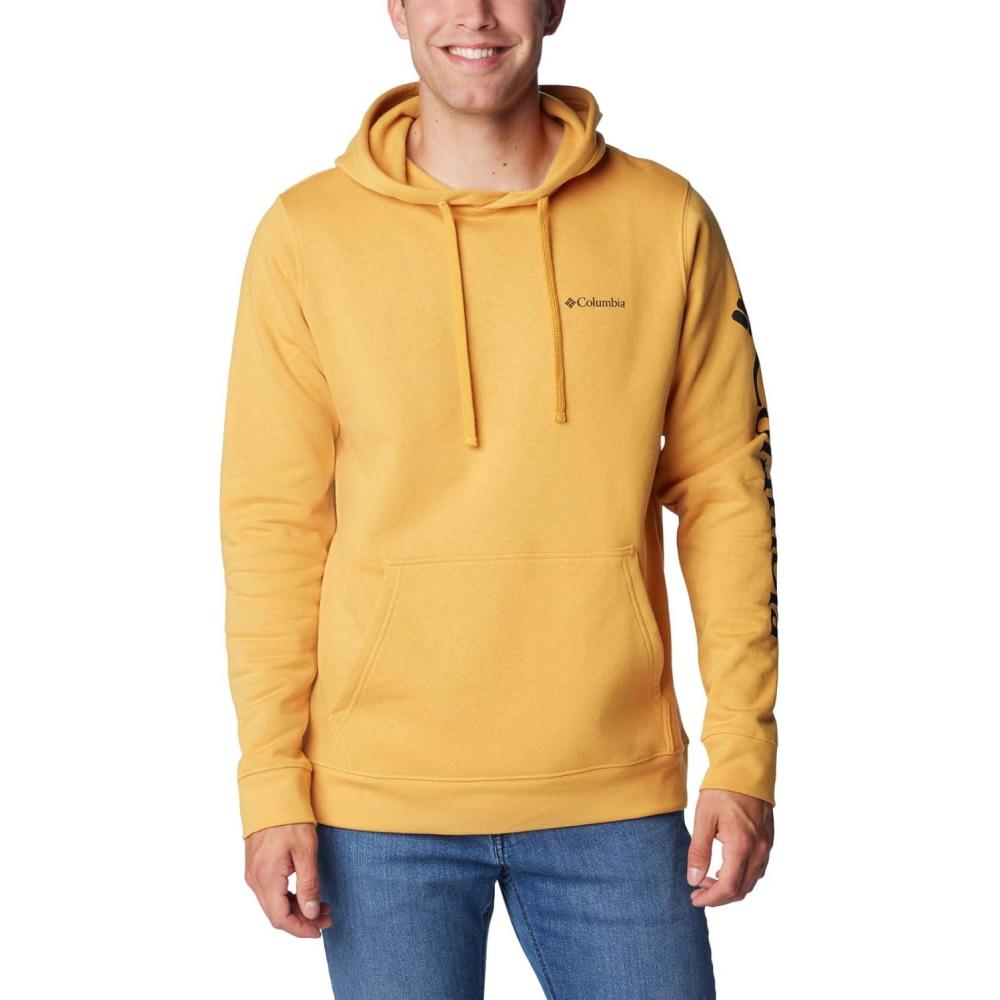 imageColumbia Mens Trek HoodieRaw Honey  Csc Sleeve Logo