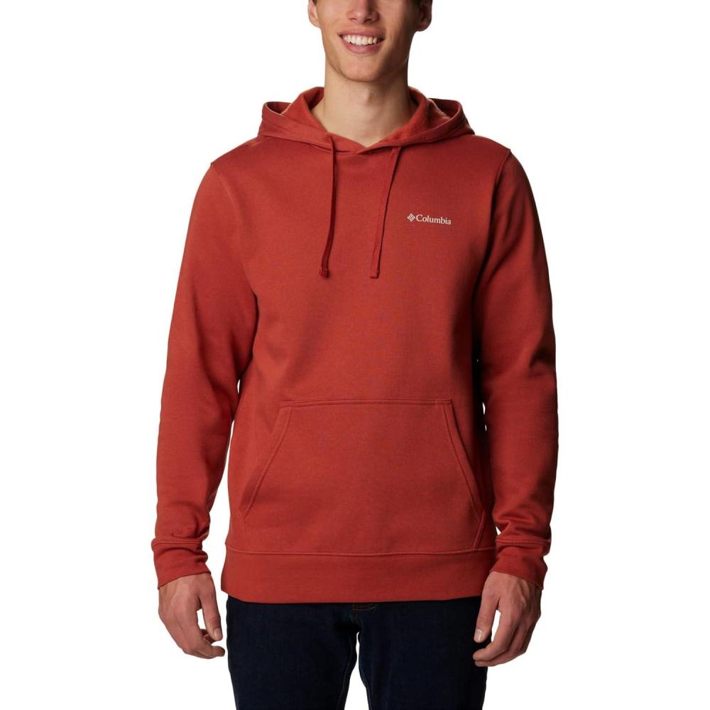 imageColumbia Mens Trek HoodieWarp Red  Boxed Gem Columbia Graphic
