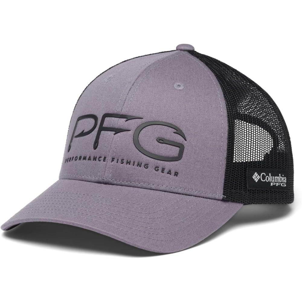 imageColumbia Unisex PFG Fischflagge Mesh Ballkappe  Hoch CapGrill HeatherBlack
