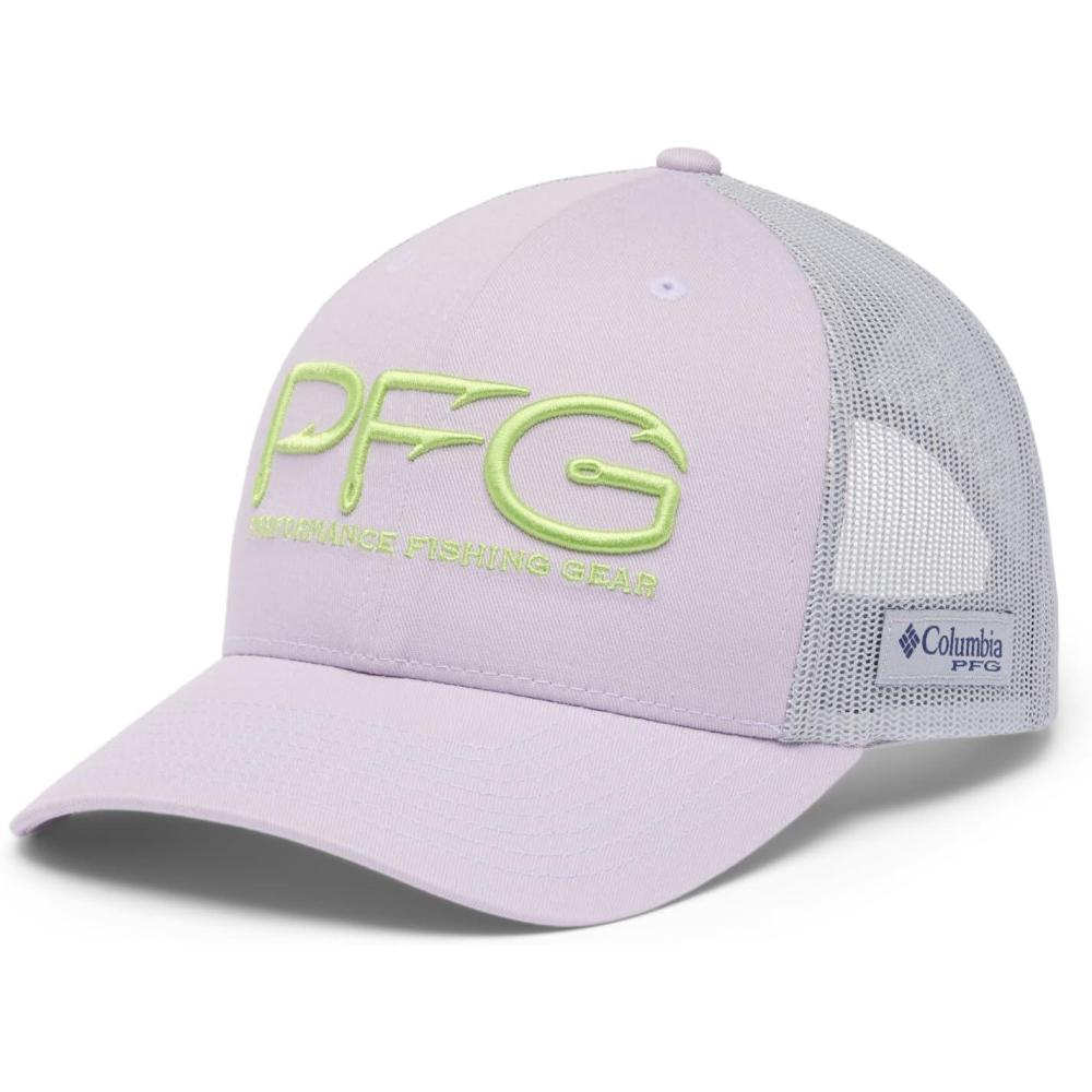 imageColumbia Unisex PFG Fischflagge Mesh Ballkappe Hoch CapLavender Pearl