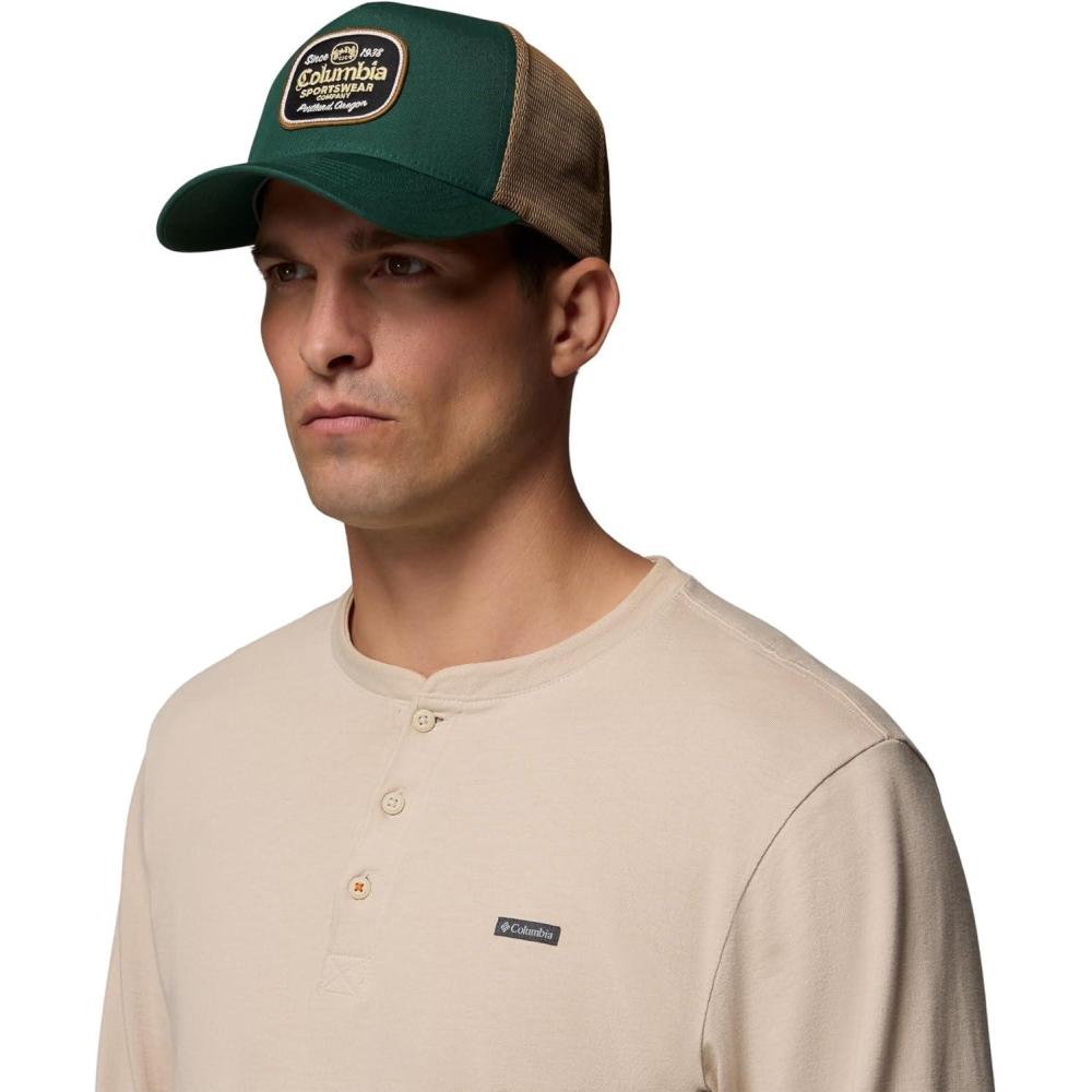 imageColumbia UnisexAdult Road Ready Snap BackRain ForestDeltaBeer Label Woven