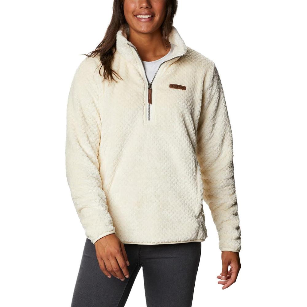 imageColumbia womens Fire Side Sherpa 14 ZipChalk