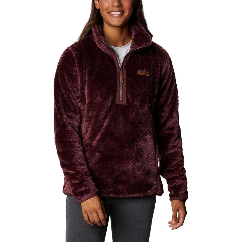 imageColumbia womens Fire Side Sherpa 14 ZipMalbec