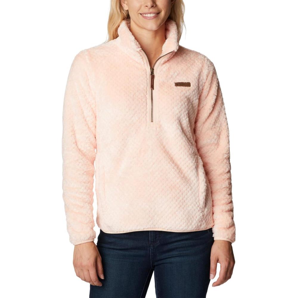 imageColumbia womens Fire Side Sherpa 14 ZipPeach Blossom