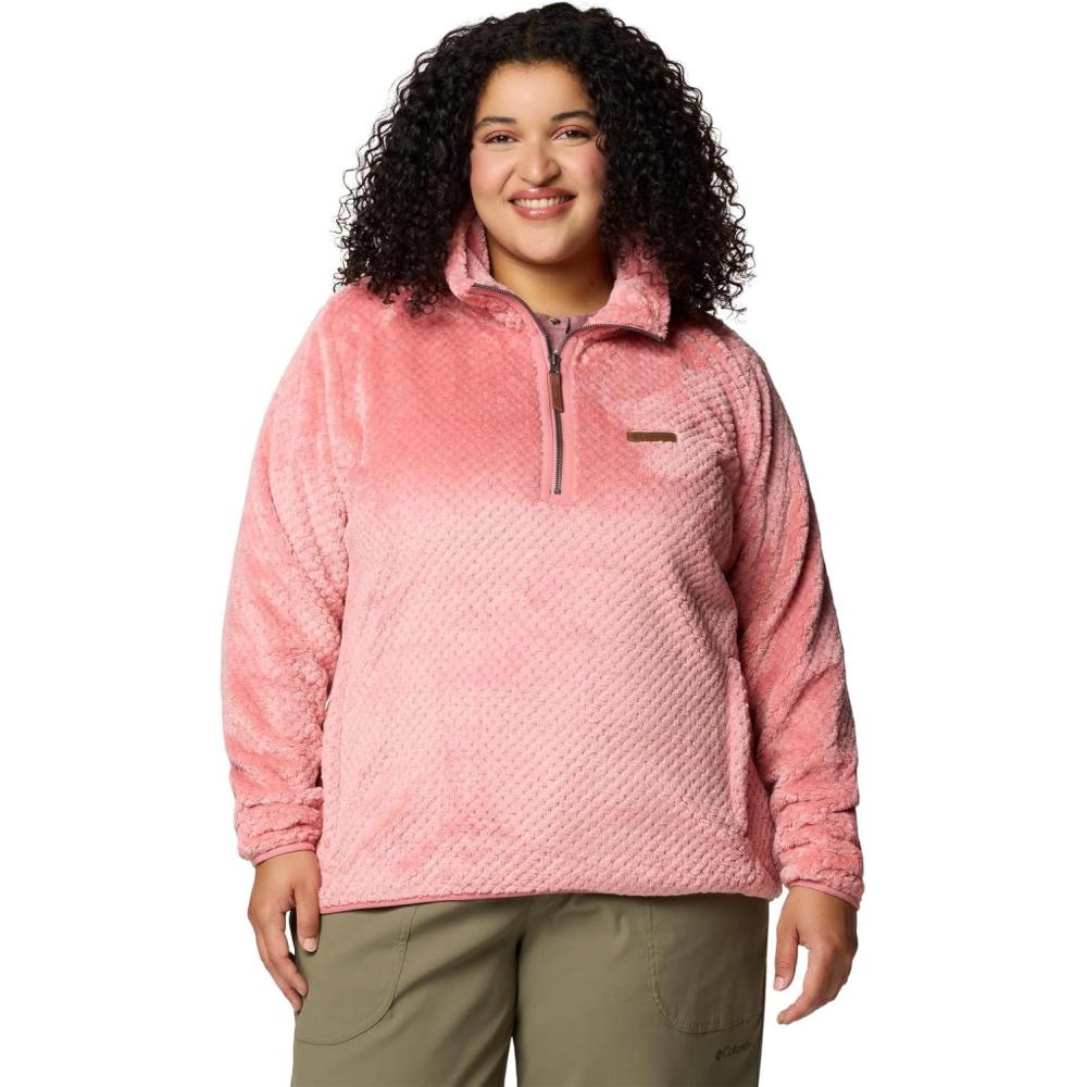 imageColumbia womens Fire Side Sherpa 14 ZipPink Agave