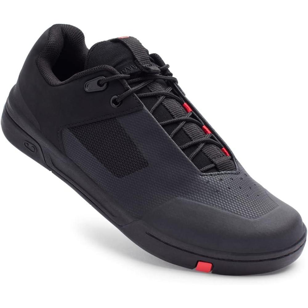 imageCrankbrothers Stamp Lace Flat MTB ShoesBlackRed