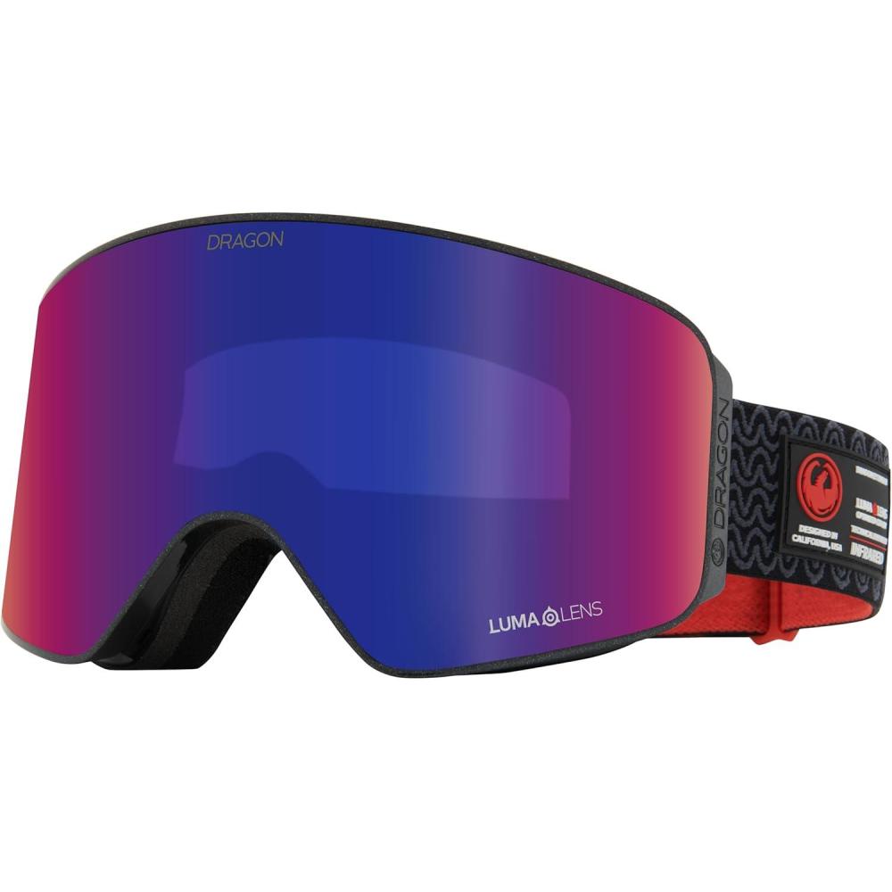 imageDragon Unisex NFX MAG OTG Snow Sport GoggleObsidian