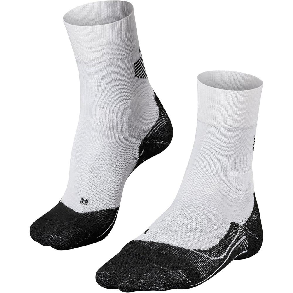 imageFALKE Womens RU Compression Stabilizing Running Socks 1 PairWhite White 2003