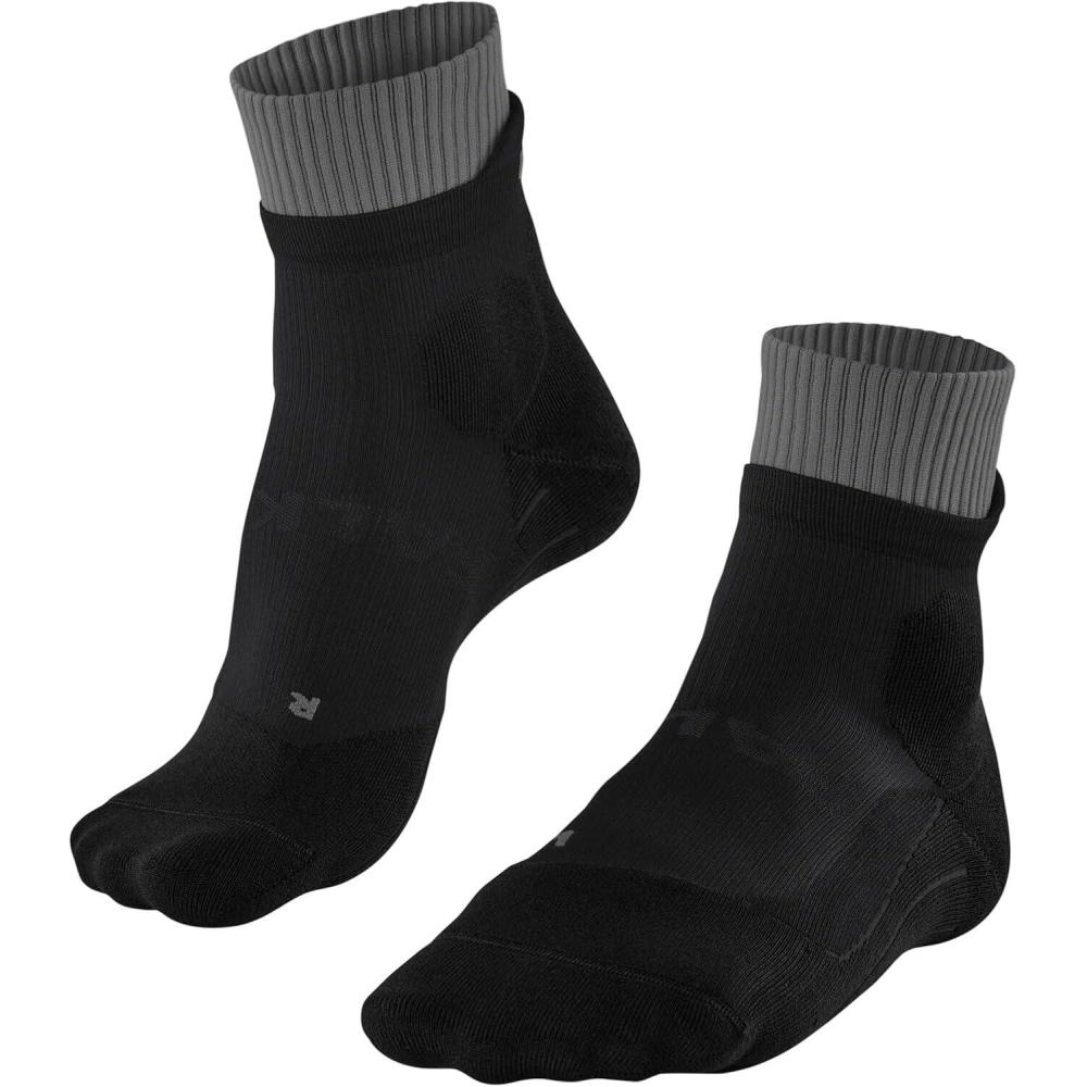 imageFALKE Womens RU Trail Running Socks Stabilizing Athletic 1 PairBlack Black 3003