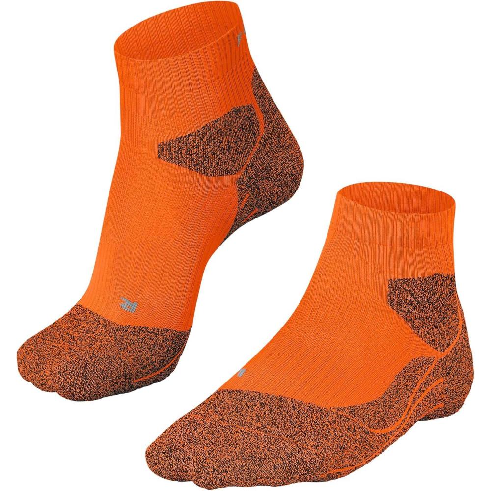 imageFALKE Womens RU Trail Running Socks Stabilizing Athletic 1 PairOrange Bright Orange 8930