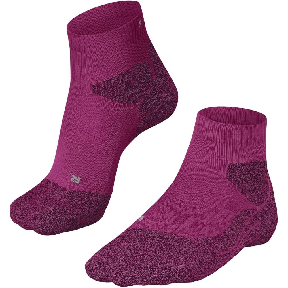 imageFALKE Womens RU Trail Running Socks Stabilizing Athletic 1 PairPurple Radiant Orchid 8692