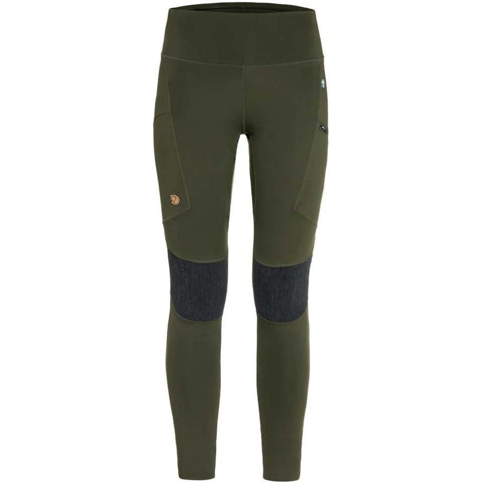 imageFjallraven Abisko Trekking Tights HD WomensDeep Forest