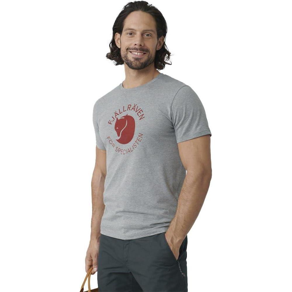 imageFjallraven Fox TShirt MensGrey Melange