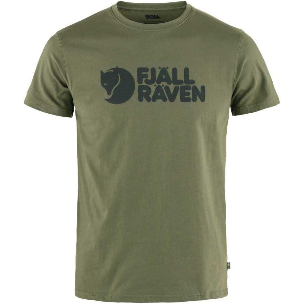 imageFjallraven Logo TShirt MensLaurel Green
