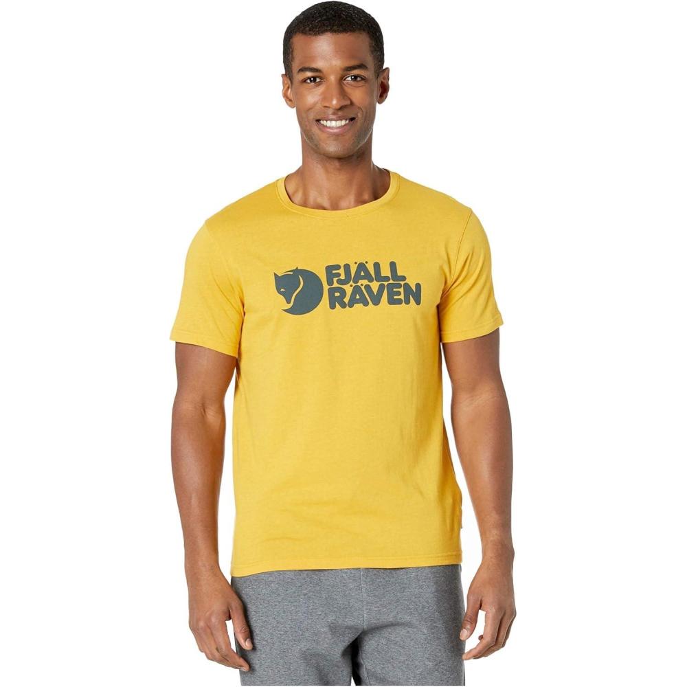 imageFjallraven Logo TShirt  MensOchre