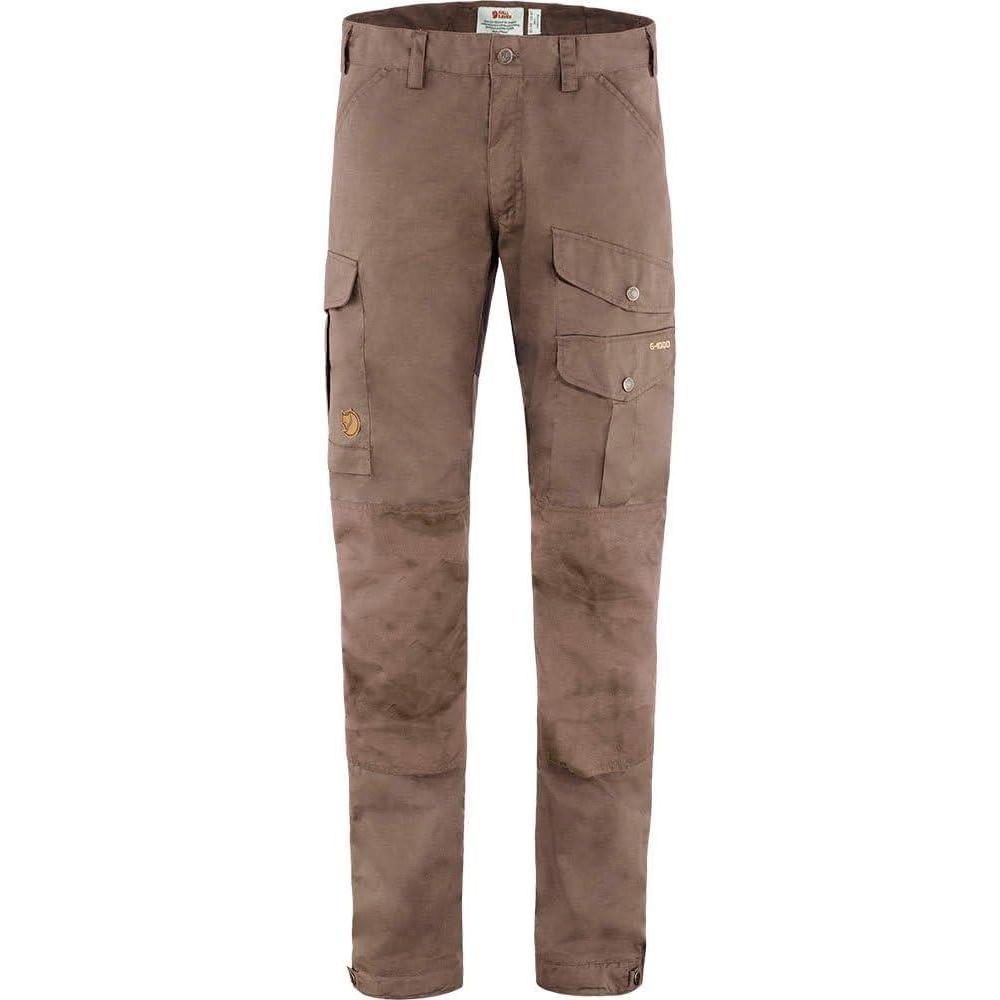 imageFjllrven Vidda Pro Mens Hiking Trousers  Durable Long Lasing Wind ampamp Water Resistant Trekking Pants with Utility PocketsSuede Brown