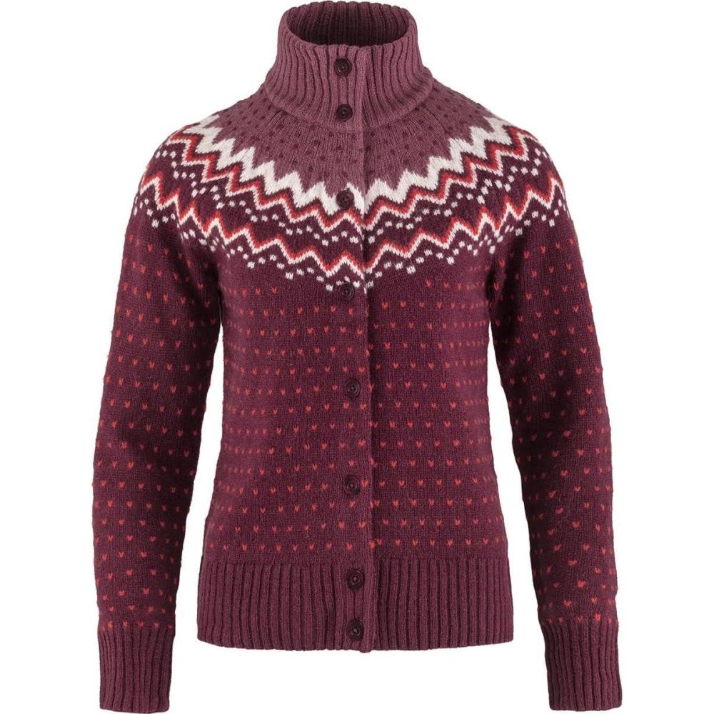 imageFjllrven Womens Ovik Knit CardiganDark Garnet