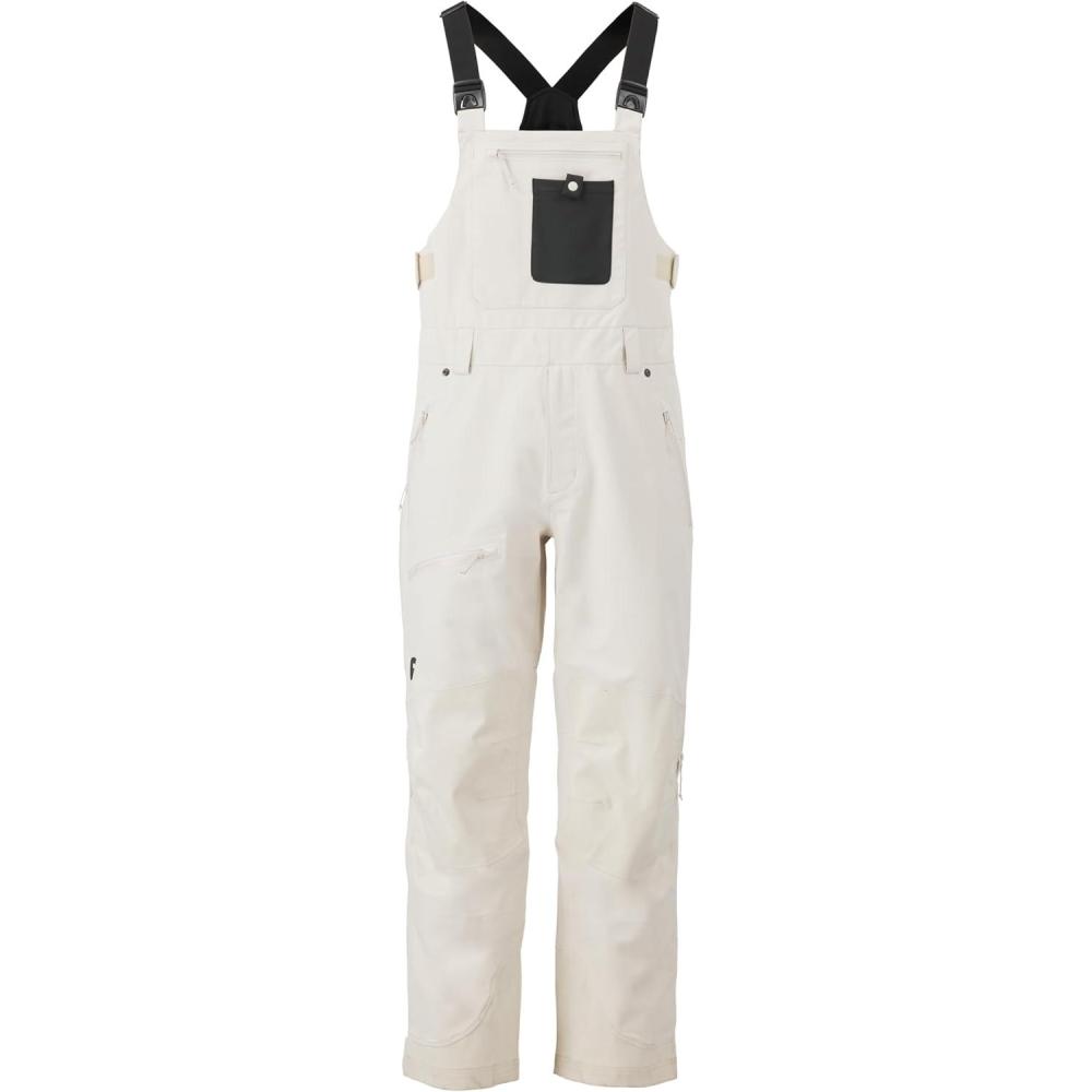 imageFlylow Mens Baker Bib  Waterproof Breathable Ski ampamp Snowboard PantsMarble