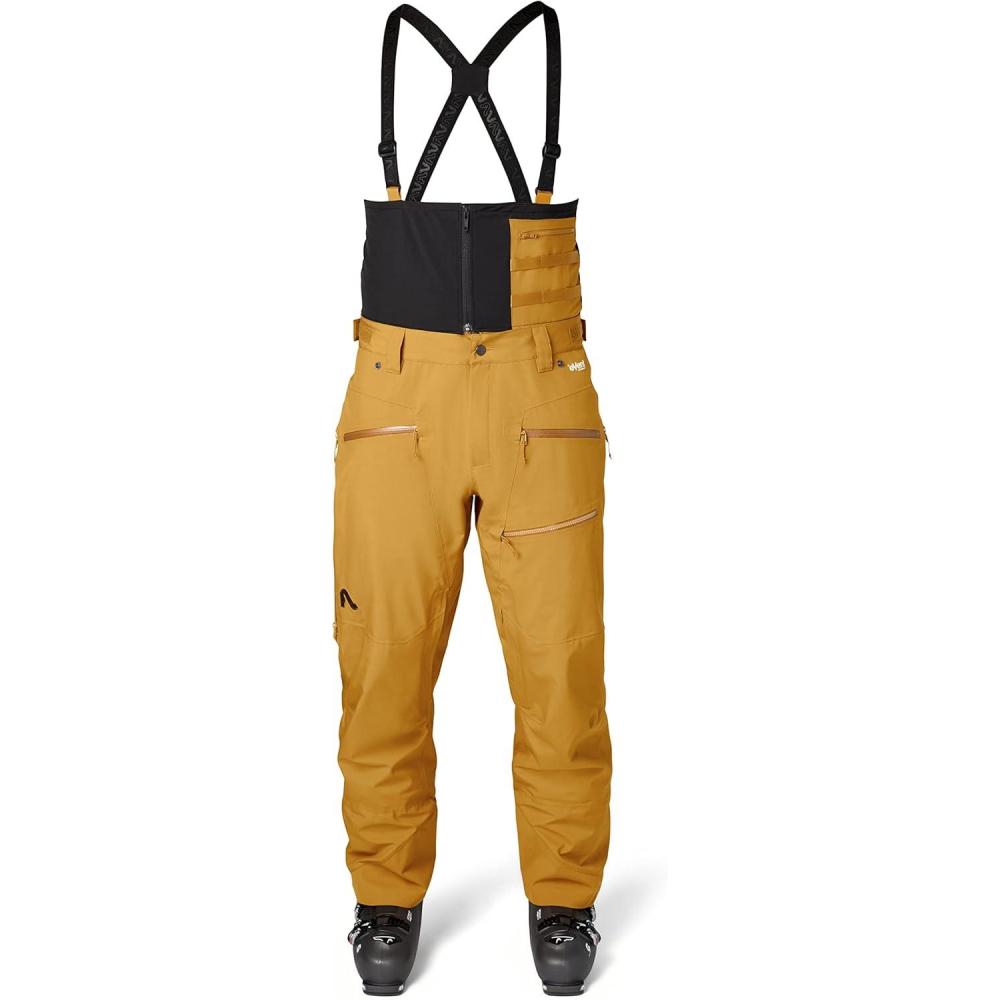imageFlylow Mens Compound Bib Waterproof Breathable Ski and Snowboard PantsJupiter