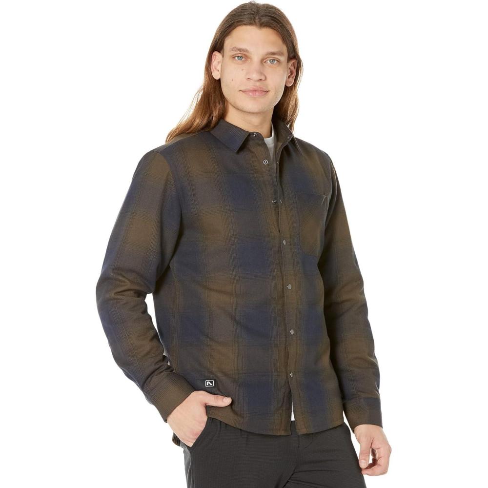 imageFlylow Mens Sinclair Insulated FlannelMercuryBlack Plaid