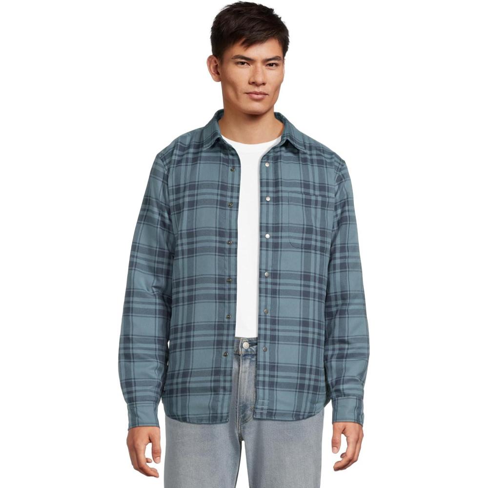 imageFlylow Mens Sinclair Insulated FlannelOceanAbyss Plaid